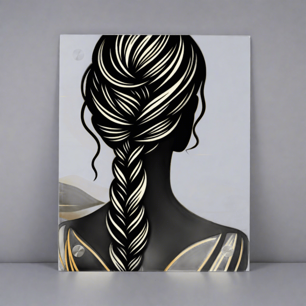 Braided Beauty: Unveiling Sierra Goldhart Acrylic Wall Panels by Three Diamonds Designs&nbsp;Shop