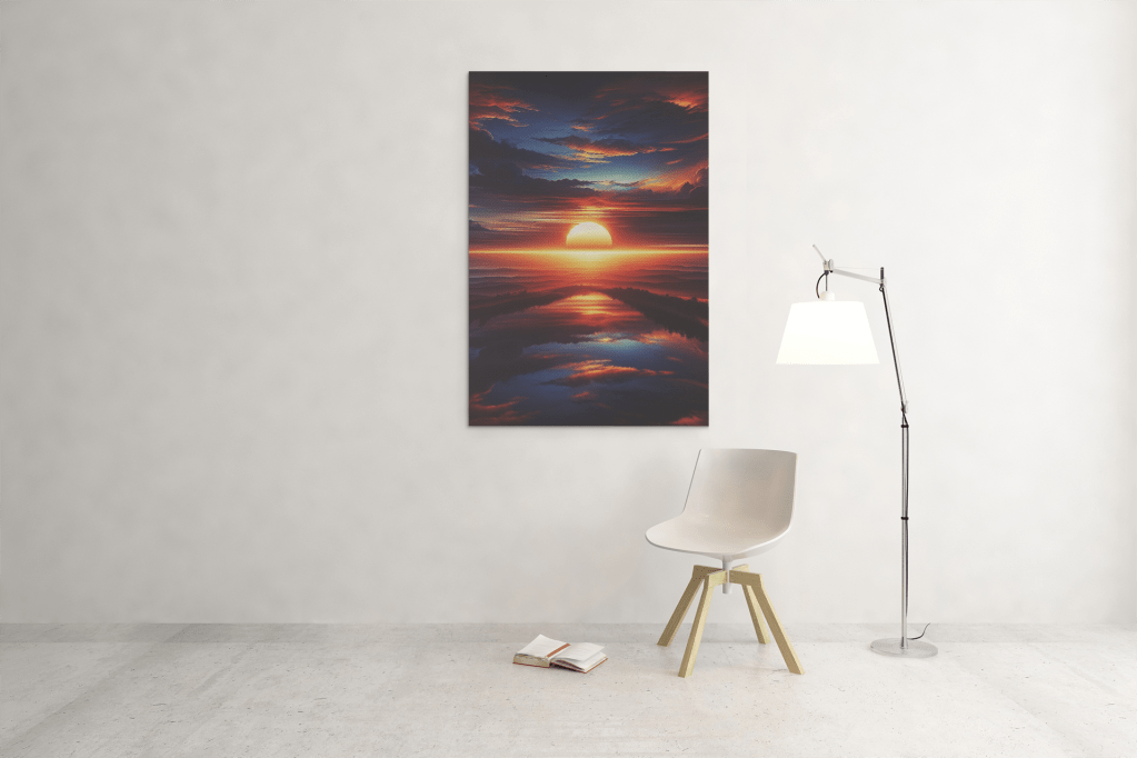 Rising from Ashes: The Fiery Allure of the Zane Phoenix Canvas by Three Diamonds Design&nbsp;Shop
